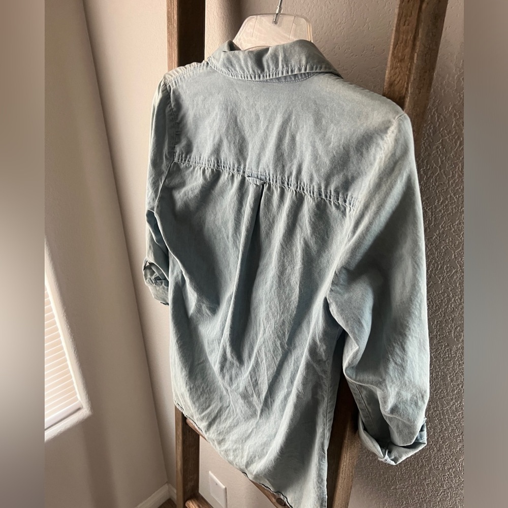 Charlotte Russe - denim shirt size M - Picture 3 of 6
